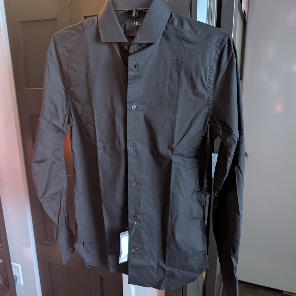 Men's Black Dress Shirt